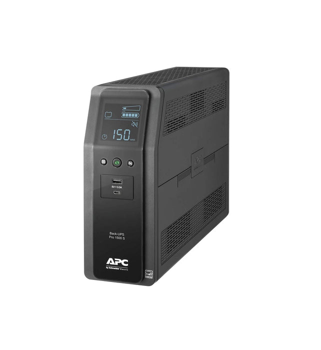 APC BR1000MS Sine Wave UPS Battery Backup & Surge Protector, 1000VA, Backups Pro, Black - Brand New