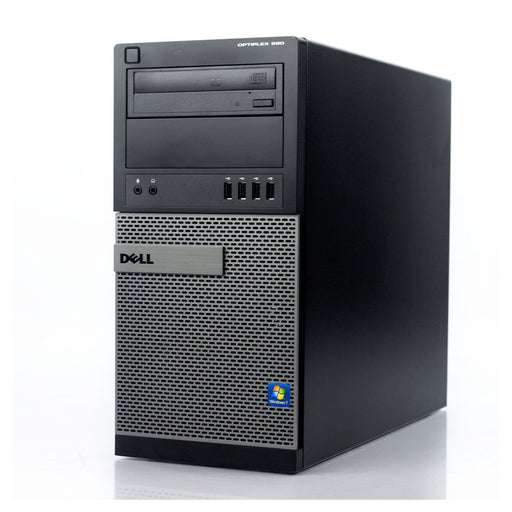 Dell Optiplex 990 Tower Intel Core i3-2400 3.1GHz, 8GB RAM, 2TB Hard Disk Drive, Windows 10 Home - Refurbished
