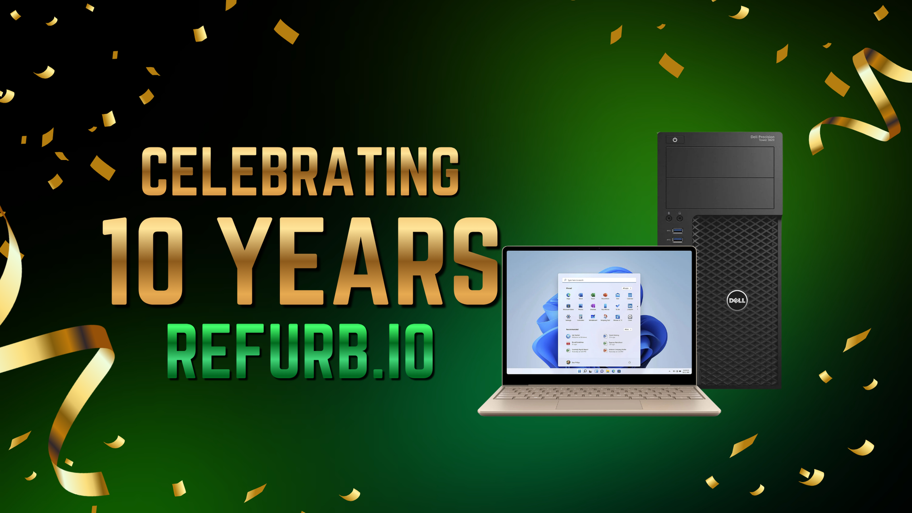 Celebrating Over a Decade of Refurbished Technology at REFURB.io