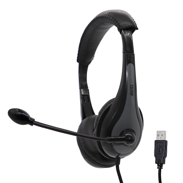 Avid Headset AE39 Gray – (USB 2.0)