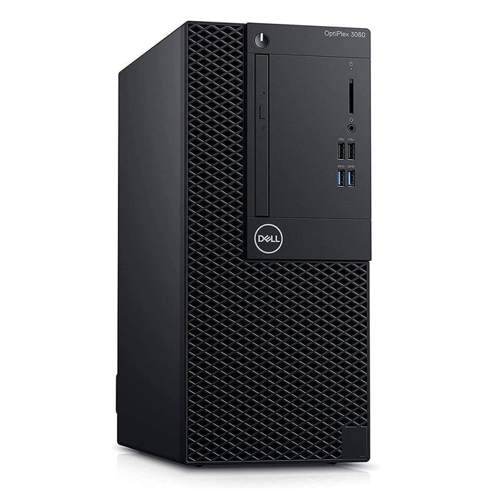 Dell OptiPlex 3060 Tower Desktop Intel Core i7-8700 3.0GHz 32GB RAM 2TB Solid State Drive, Windows 11 Pro - Refurbished