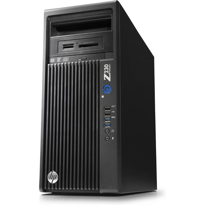 HP Workstation Z230 Tower Desktop i7-4790 3.6 GHz 16GB 240GB SSD + 1TB HDD Windows 10 Pro Refurbished