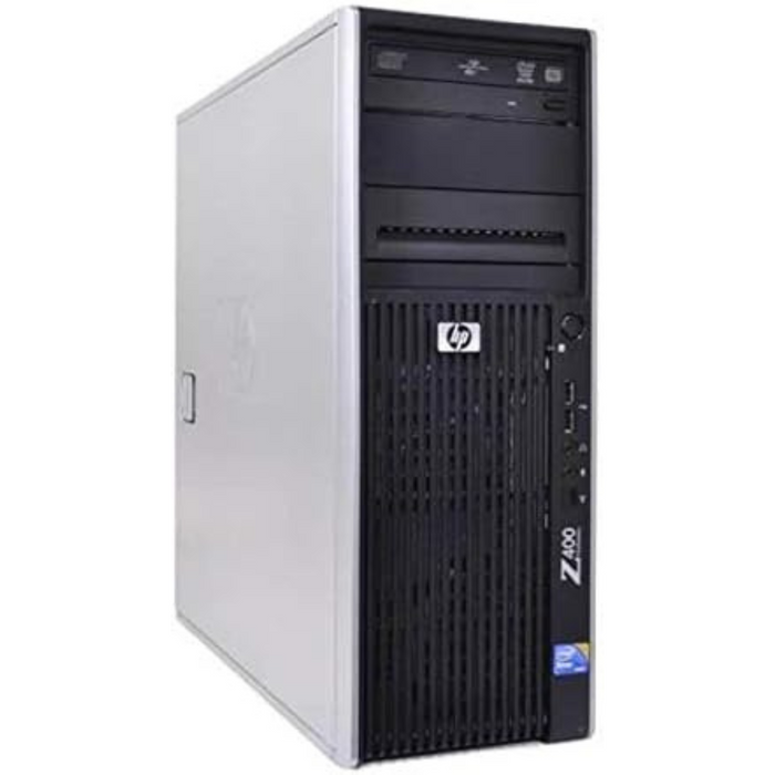 HP Workstation Z400 Tower Desktop Intel Xeon W3565 3.2 GHz 16GB 1TB HDD + 2TB HDD Windows 10 Pro Refurbished