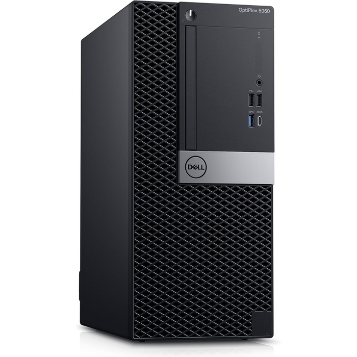 Dell OptiPlex 5060 Tower Desktop Intel i7-8700 3.2 GHz 32GB 512GB SSD Windows 11 Pro Refurbished