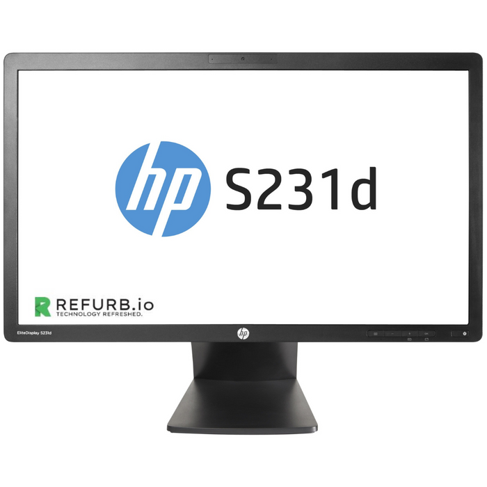 HP S231D 23-inch - LCD Monitor - Webcam- Refurbished, Grade A