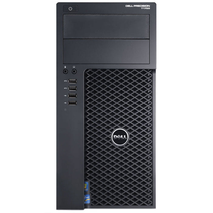 Dell T1700 Tower Core i7-4770  3.4GHz 32GB 1TB SSD DVD Win 10 Pro (Refurbished)