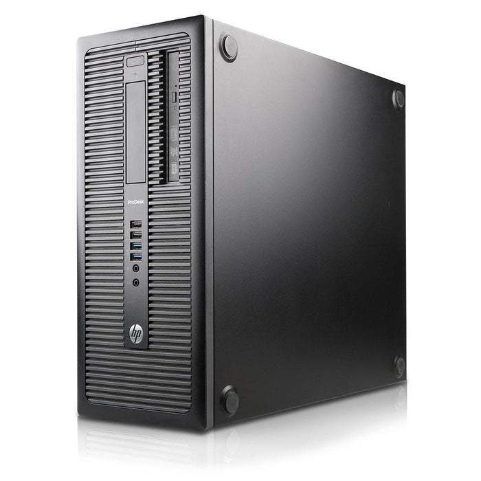 HP ProDesk 600 G1 Tower Desktop i7-4770 3.4GHz, 16GB RAM, 240GB Solid State Drive, DVD, Windows 10 Pro - Refurbished