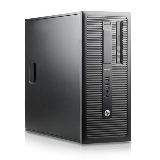 HP ProDesk 600 G1 Tower Desktop i3-4130 3.4GHz, 8GB RAM, 240GB Solid State Drive, DVD, Windows 10 Pro - Refurbished