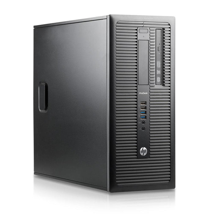 HP EliteDesk 600 G1 Tower Desktop - Intel Core i5-4570 3.2GHz, 8GB RAM, 120GB Solid State Drive, DVD, Windows 10 Pro - Refurbished