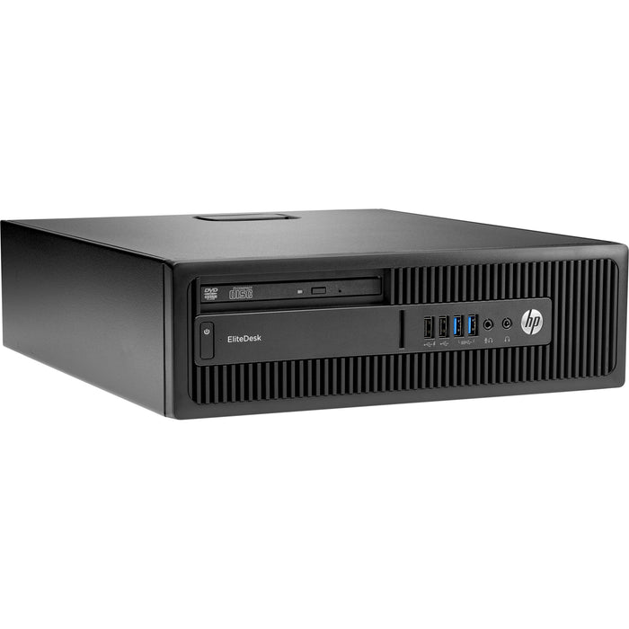 HP EliteDesk 705 G1 SFF Desktop AMD A6-7400B 3.5GHz 8GB RAM, 1TB Hard Disk Drive, DVD, Windows 10 Pro - Refurbished