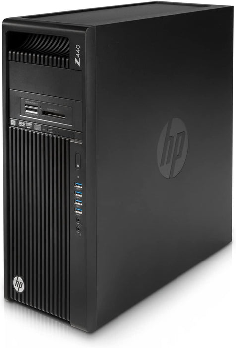 HP Z440 Workstation Mini Tower Desktop - Intel Xeon-E5-1620 3.5GHz, 32GB RAM, 2x256GB Solid State Drive, Windows 10 Pro - Refurbished
