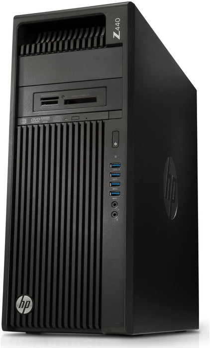 HP Z440 Workstation Mini Tower Desktop - Intel Xeon-E5-1620 3.5GHz, 32GB RAM, 2x256GB Solid State Drive, Windows 10 Pro - Refurbished
