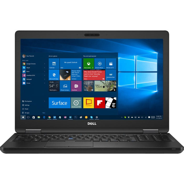 Dell Latitude E5580 15.6 Laptop Intel i5-6440HQ 2.6 GHz 8 GB 512 GB SSD Windows 10 Pro - Refurbished