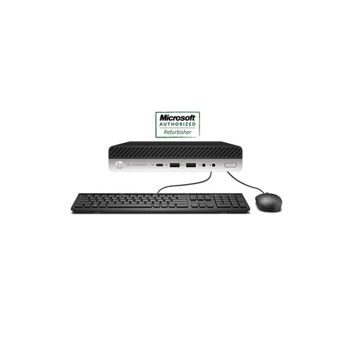 HP EliteDesk 800 G5 Mini Desktop i5-9500T 2.2GHz, 16GB RAM, 256GB Solid State Drive, Windows 11 Pro - Refurbished