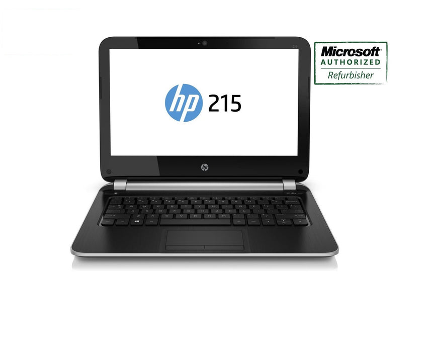 HP 215 G1 Notebook 11.6" AMD-A6-1450 1GHz 8GB RAM, 128GB Solid State Drive, Webcam, Windows 10 Pro - Refurbished