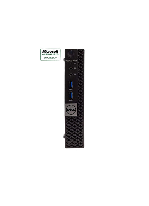 Dell OptiPlex 7040 Micro Desktop i7-6700T 2.8GHz, 8GB RAM, 256GB Solid State Drive, Windows 10 Pro - Refurbished