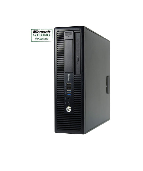 HP EliteDesk 705 G1 SFF Desktop AMD-A6-7400B 3.5GHz 16GB RAM, 2TB Hard Disk Drive, Windows 10 Pro - Refurbished
