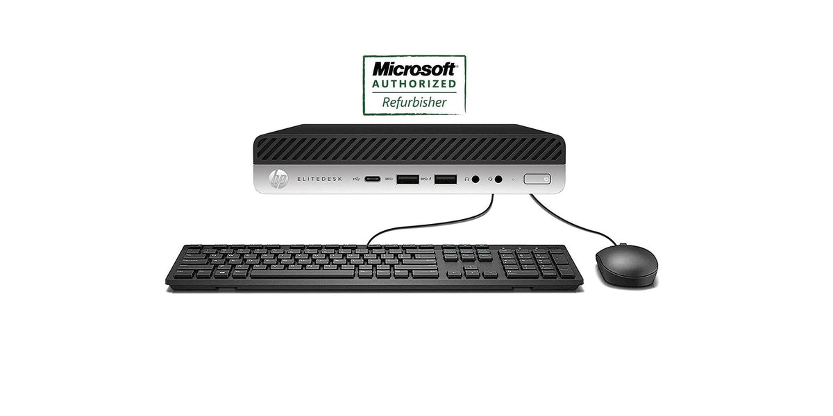 HP EliteDesk 800 G5 Mini Desktop Intel Core i7-9700 3.0GHz, 16GB