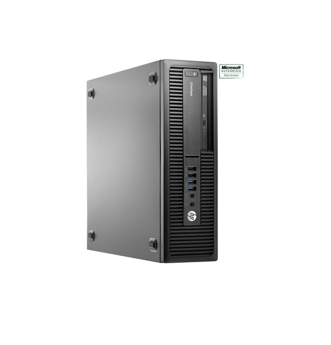 HP EliteDesk 705 G2 SFF Desktop AMD-A10-8700B 1.8GHz 8GB RAM, 128GB Solid State Drive, Windows 10 Pro - Refurbished