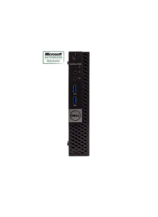 Dell OptiPlex 7040 Micro Desktop i5-6500T 2.5GHz, 8GB RAM 256GB Solid State Drive Windows 10 Pro-Refurbished