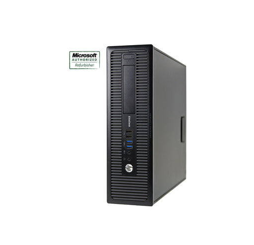 HP EliteDesk 800 G1 SFF Desktop i3-4130 3.4GHz, 8GB RAM, 240GB Solid State Drive, DVD, Windows 10 Pro - Refurbished