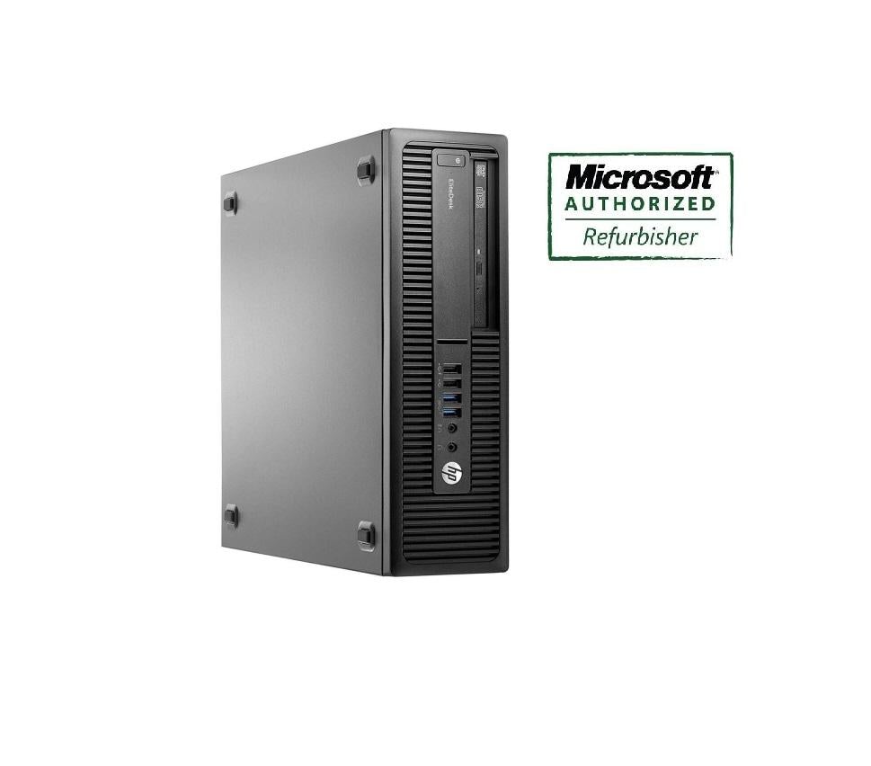 HP EliteDesk 800 G2 SFF Desktop i7-6700 3.4GHz ,16GB RAM, 512GB Solid State  Drive Windows 10 Pro-Refurbished