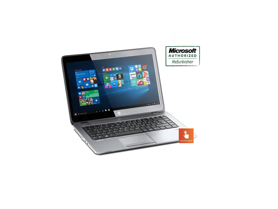 HP Elitebook 840 G1 14" Touch Core i7- 4600U, 2.1GHz 8GB 240GB SSD Windows 10 Pro (Refurbished)