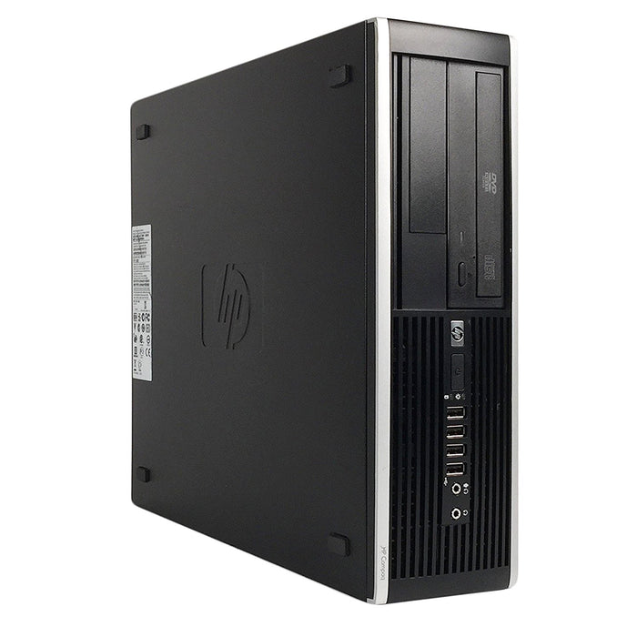 HP Compaq Pro 6200 SFF Desktop - Intel Core i5-2400 3.1GHz, 8GB RAM, 240GB Solid State Drive, DVD, Windows 10 Pro - Refurbished
