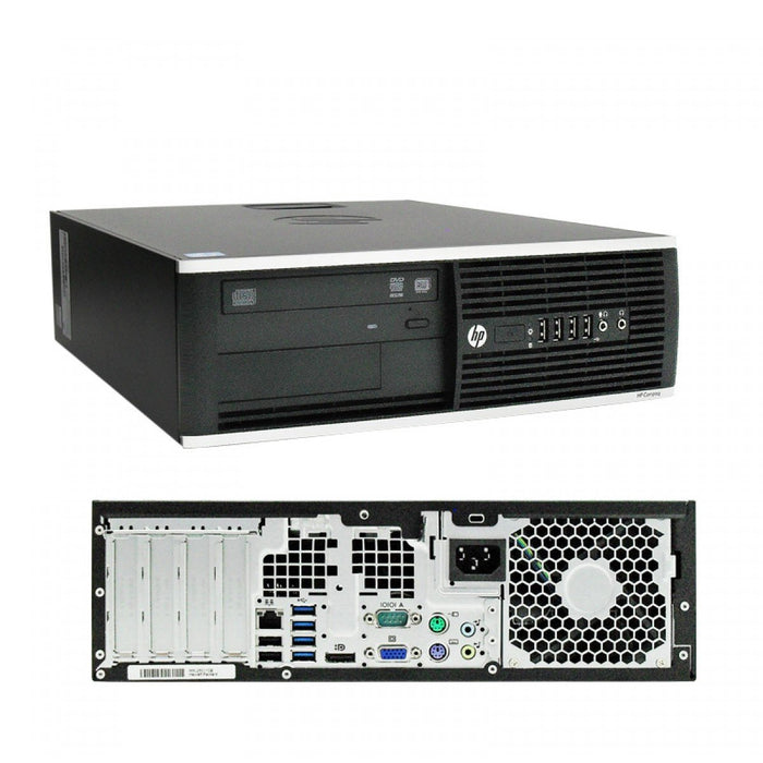 HP Compaq Pro 6300 SFF Desktop i3-3220 3.3GHz, 8GB RAM, 250GB Hard Disk Drive, DVD, Windows 10 Home - Refurbished