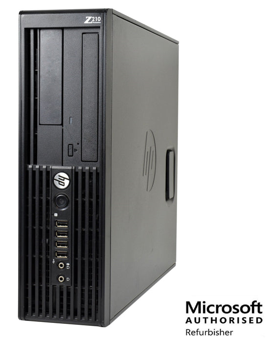 HP Z210 SFF Intel i5-2400 3.1Ghz 8GB Ram 256GB SSD DVD Win10Pro (Refurbished)