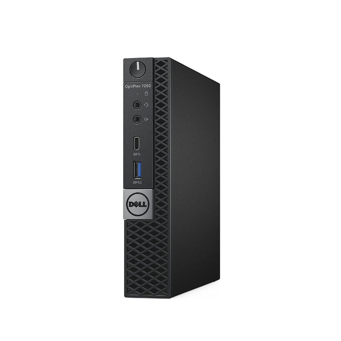 Dell OptiPlex 7050 Micro Desktop i5-7600T 2.8GHz, 16GB RAM, 256GB Solid State Drive, Windows 10 Pro - Refurbished