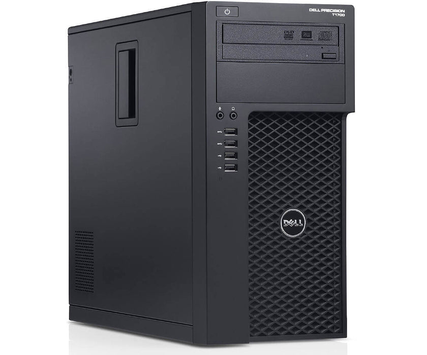 Dell T1700 Tower Intel i5(4570) 3.2GHz 16GB RAM 256GB SSD DVD Win10Pro (Refurbished)