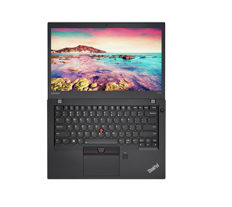 Lenovo ThinkPad T470s 14 Laptop i5-6300U 2.4 GHz 12 GB 256 GB SSD Windows 10 Pro - Refurbished