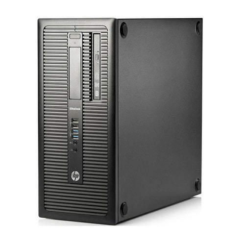 HP EliteDesk 800 G1 Tower Desktop - Intel Core i5-4570 3.2GHz, 16GB RAM, 240GB Solid State Drive, DVD, Windows 10 Pro - Refurbished