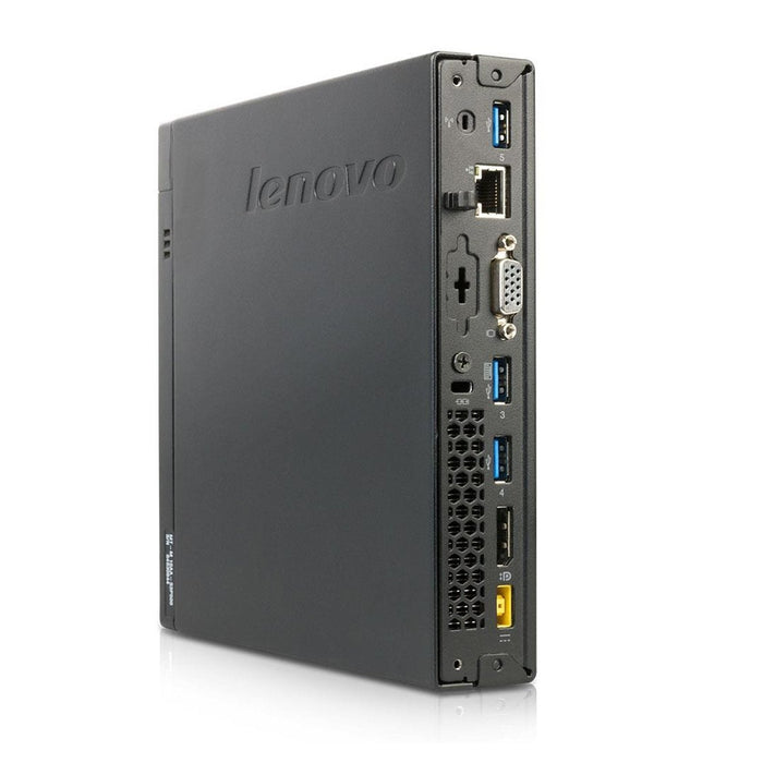 Lenovo ThinkCentre M93 Tiny Desktop - Intel Core i3-4160T 3.1GHz, 16GB RAM, 256GB Solid State Drive, Windows 10 Pro - Refurbished