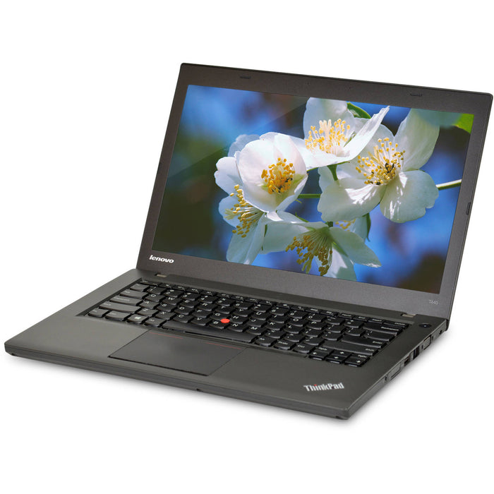 Lenovo ThinkPad T440 14" Laptop Intel Core i7-4600U 2.1 GHz 8 GB 256 GB SSD Windows 10 Pro - Refurbished